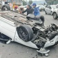Bogotá: foto de lo que habría hecho conductor que mató a dos motociclistas