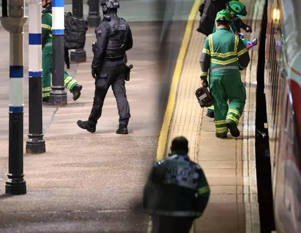 Múltiples heridos y dos detenidos por apuñalamiento en un tren en Inglaterra