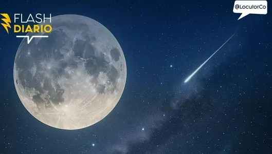 Un cometa milenario y una luna gigante coinciden esta semana