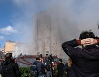 El colapso de la Torre dei Conti en Roma se salda con el rescate de un obrero