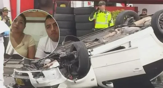 Pareja que iba en el carro del accidente que mató a dos motociclistas en Bogotá entregó nuevos detalles y anunció medidas