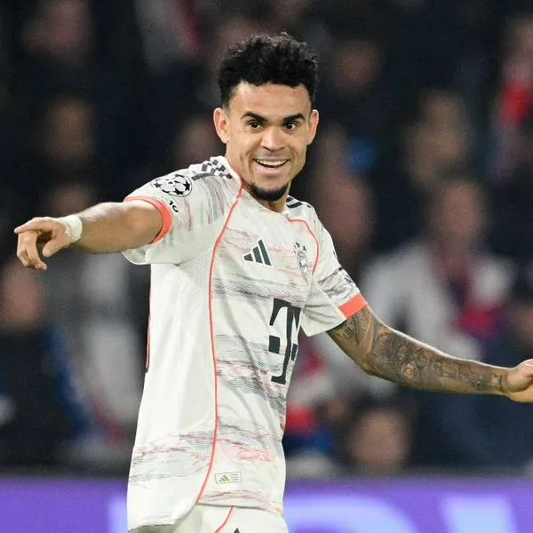 Foto de Luis Díaz, en nota de de qué récords tiene Luis Díaz en Champions por goles con Bayern Múnich contra PSG 