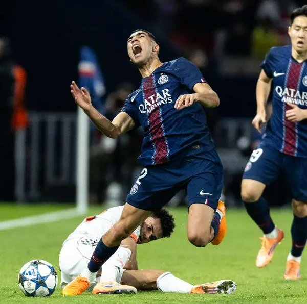 Foto de Achraf Hakimi y Luis Díaz, en nota de parte médico de Achraf Hakimi por lesión tras falta de Luis Díaz, triste anuncio