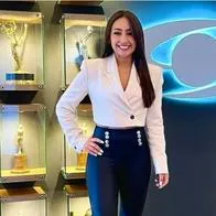 Tatiana Gordillo de Caracol caminó por el 7 de agosto Bogotá y le dicen de todo