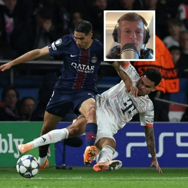 Qué dijo Toni Kross sobre Luis Díaz por lesión de Achraf Hakimi en PSG vs Bayern
