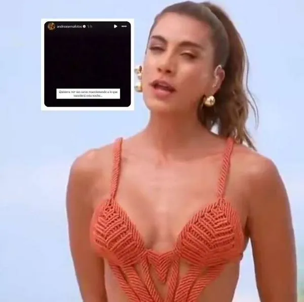 Andrea Serna sobre Desafío avisó afuera de Caracol capítulo sorpresa, expulsión