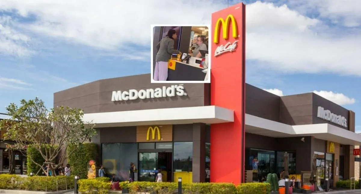 Mujer atacó a gerente de un McDonald's, quedó en video viral y Policía la busca