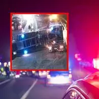 [Video] Accidente de tractomula provocó grave cierre en el a vía al Llano 