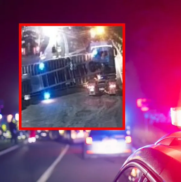 [Video] Accidente de tractomula provocó grave cierre en el a vía al Llano 