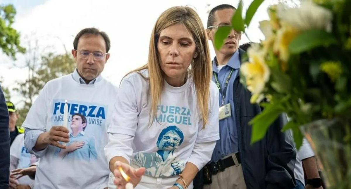 Hermana de Miguel Uribe, María Carolina Hoyos, su padre está hospitalizado