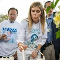 Hermana de Miguel Uribe, María Carolina Hoyos, su padre está hospitalizado