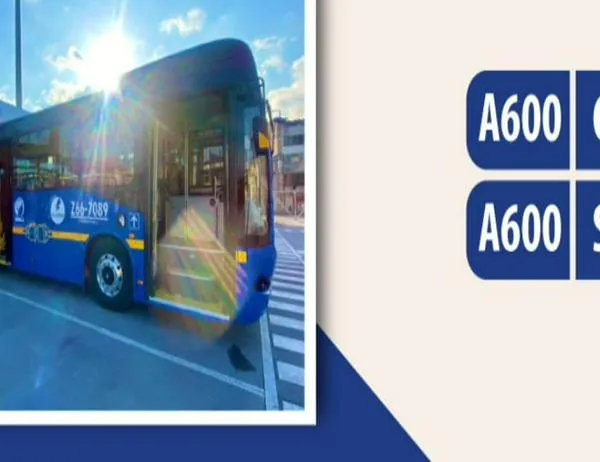 Servicio TransMiZonal A600 - H600 modifica su horarios de operación los domingos y festivos 