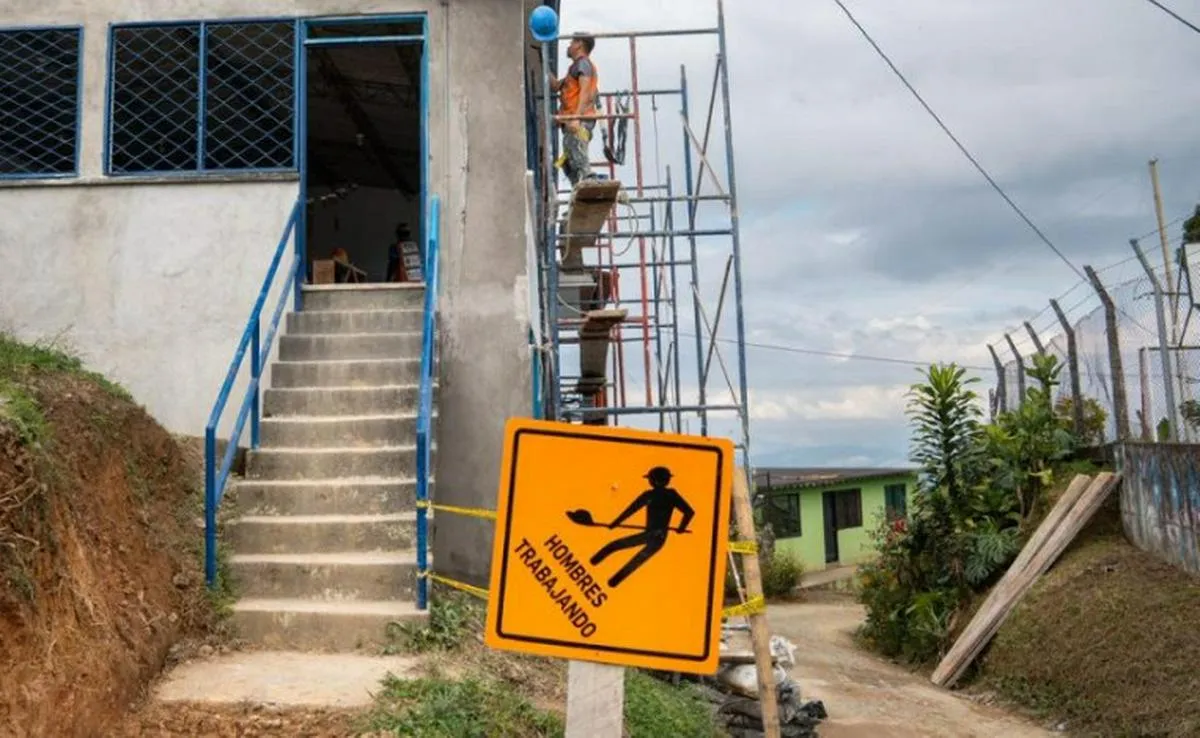 Fotos: a esta vereda de Manizales le están renovando su sede comunal, ¿de cuánto será la obra?