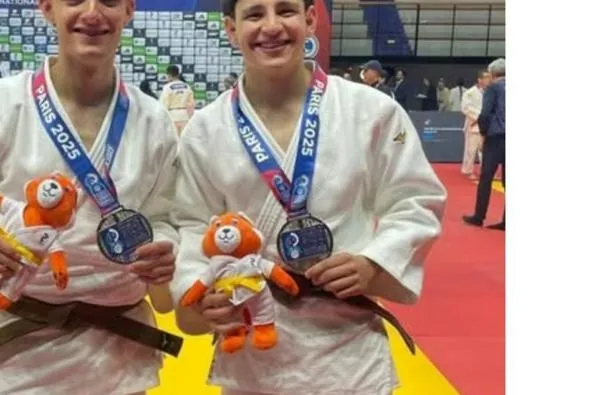 Judocas de Caldas conquistan la medalla de plata en Mundial en París: superaron a potencias tradicionales 