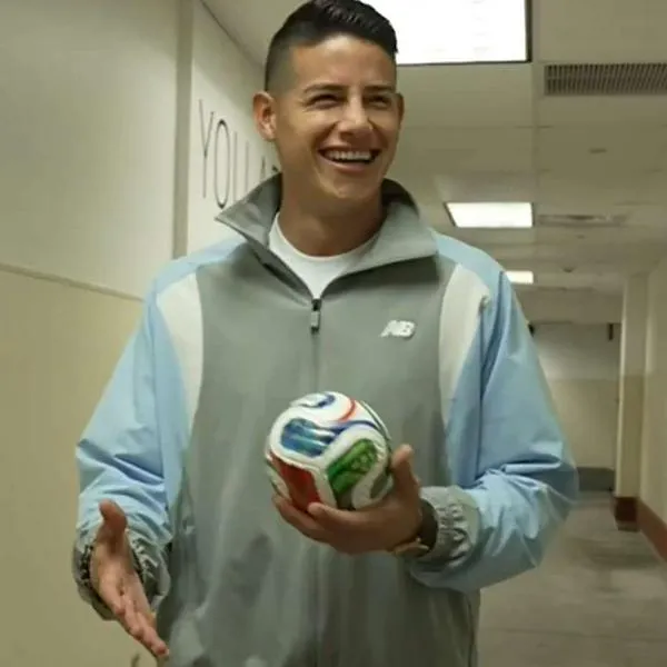 Foto de James Rodríguez, en nota de qué pasó con James Rodríguez en llegada con Selección Colombia por estado, video