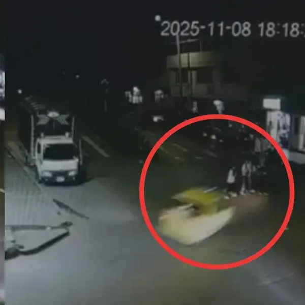 Accidente en Bogotá: aparece nuevo video de taxista que atropelló a 11 personas
