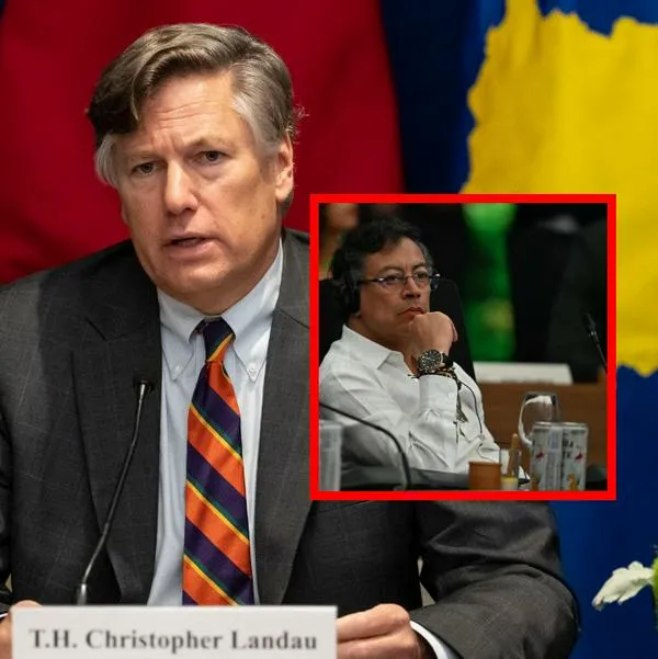 Christopher Landau mantiene tensión con Petro luego de polémica foto