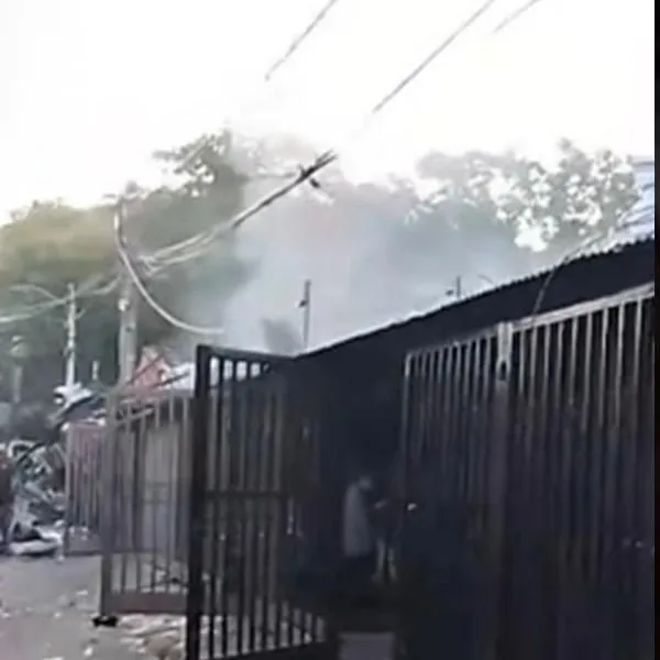 Video: explotó una polvorería en Neiva y la nube de humo es impresionante