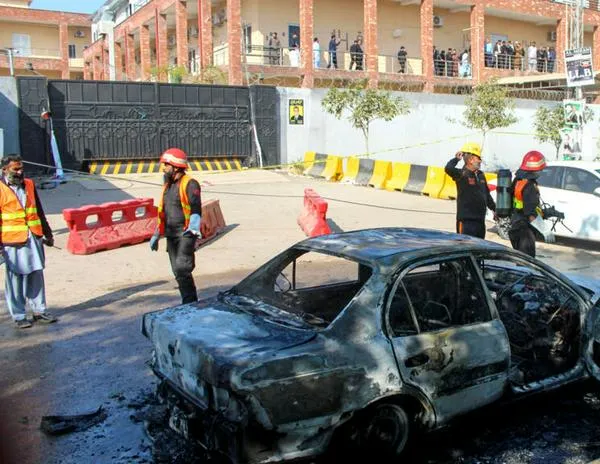 Al menos 12 muertos en un atentado suicida en la capital de Pakistán