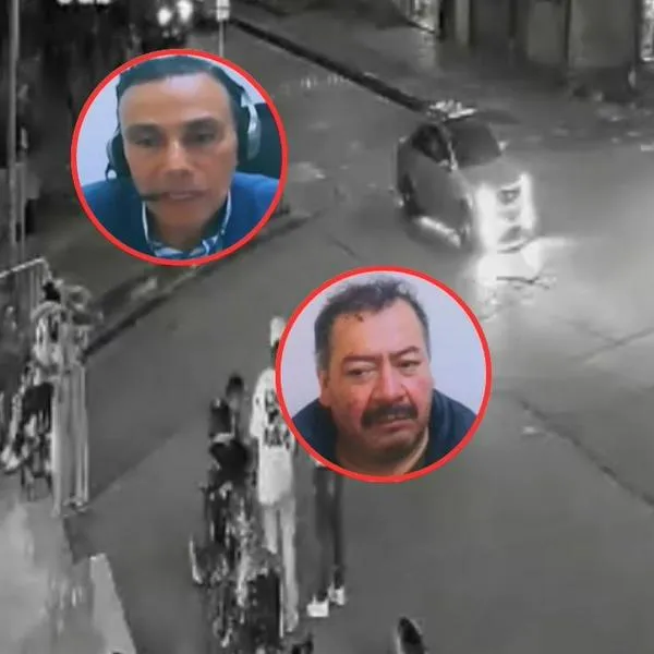 Imagen del fiscal que regañó al taxista que atropelló a 11 personas en Bogotá