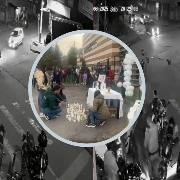 Velatón frente al Hospital Santa Clara deja tristes imágenes tras muerte de la niña de 15 años que fue atropellada por taxista que iba borracho.