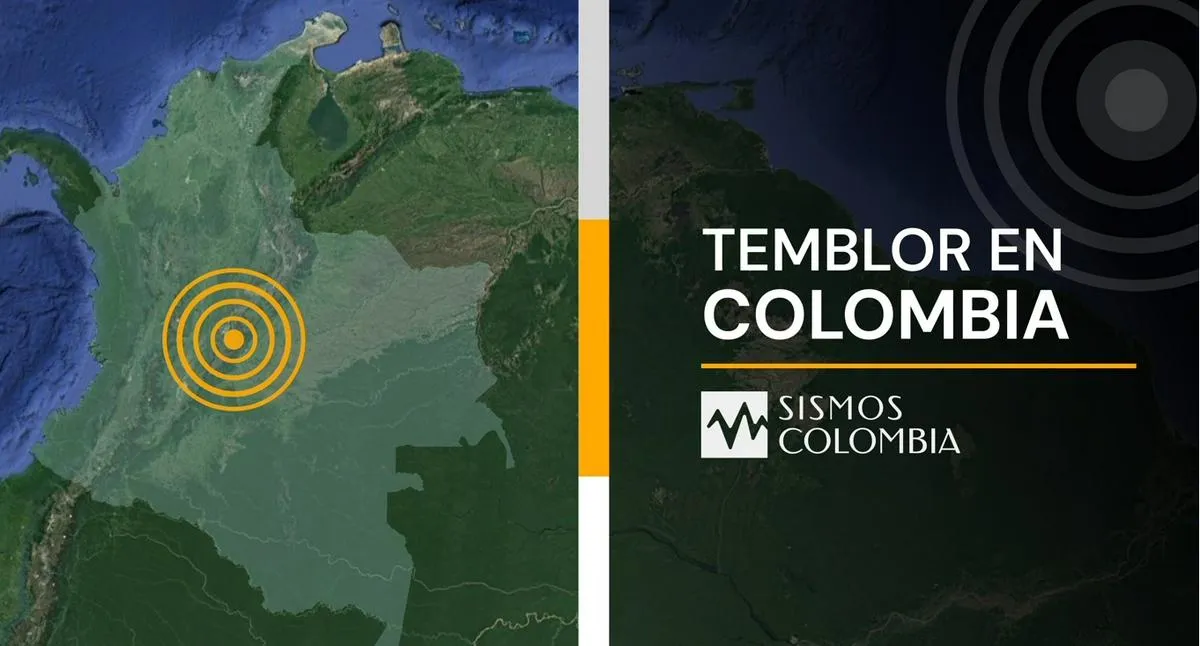 Temblor en Colombia hoy 2025-11-13 02:47:59 en Los Santos - Santander, Colombia