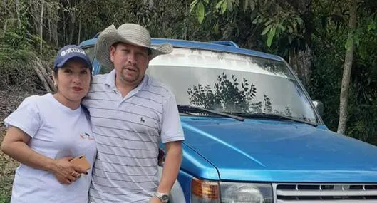 "Te llevaste mi vida": mensaje y última foto de la esposa de conductor que murió linchado en Bogotá. El hombre tenía problemas de salud mental. 