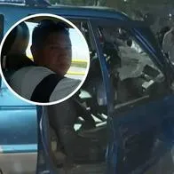 Llamada de auxilio de esposa de conductor asesinado por motociclistas en Bogotá