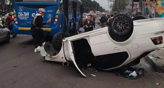 Accidente Avenida Mutis: conductor mintió sobre conductor elegido