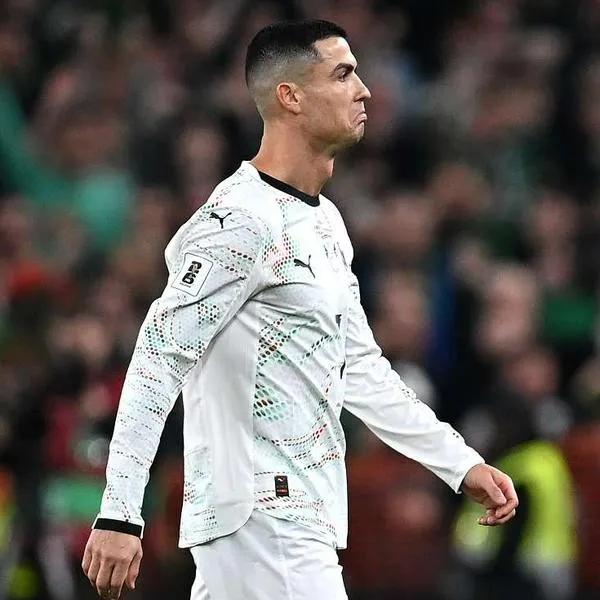 Foto de Cristiano Ronaldo, en nota de por qué Cristiano Ronaldo peligra para Mundial por primera expulsión en Portugal