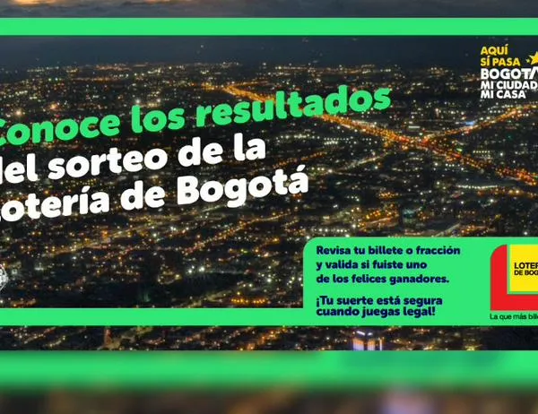 Consulta los resultados del último sorteo Lotería de Bogotá del 13 de noviembre 