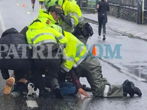 Lo detuvieron durante la ciclovía dominical en Manizales: ¿Qué pasó?