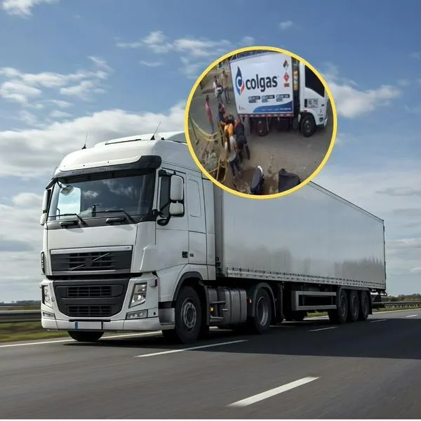 Quindío hoy: mujer con su bebé se salvó de morir atropellada por un camión