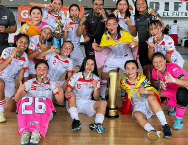 ¡Campeonas! Bogotá conquista su séptimo título del 2025 con la Selección Femenina U15 de fútbol sala en Campeonato Nacional Interligas 