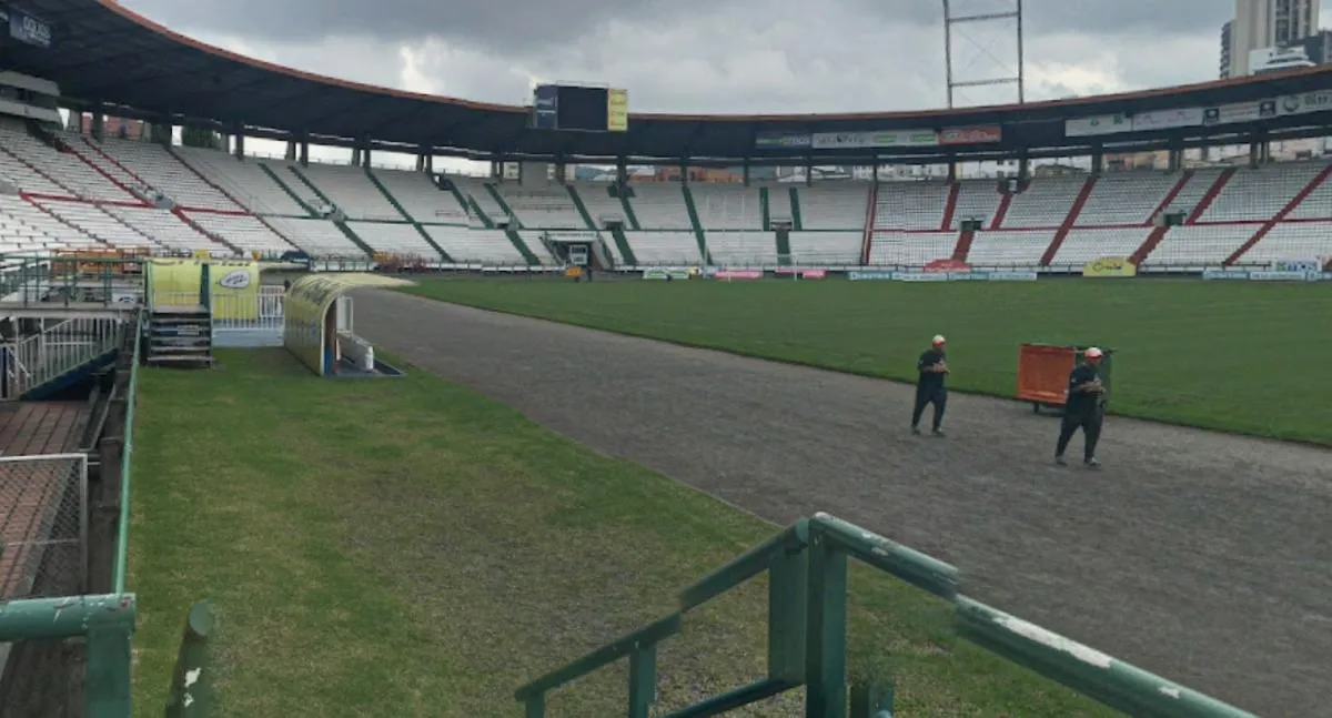 Manizales: cayó estrecutura en el estadio Palogrande y no se registraron heridos