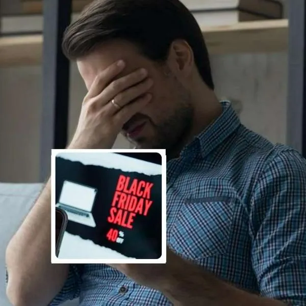 Foto de estafa y Blavk Friday, en nota de qué peligro de estafa en Colombia hay en Black Friday de 2025, según Datacrédito