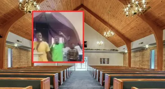 Aterradora escena por tiroteo en una iglesia; murieron feligreses y secuestraron