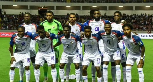 Selección de Haití, que irá al Mundial de 2026 y es vestida por la marca colombiana Saeta