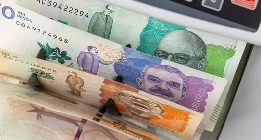 Colombia money, Colombian peso banknote counter