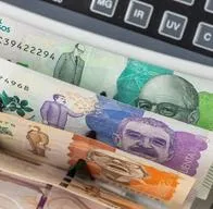 Colombia money, Colombian peso banknote counter