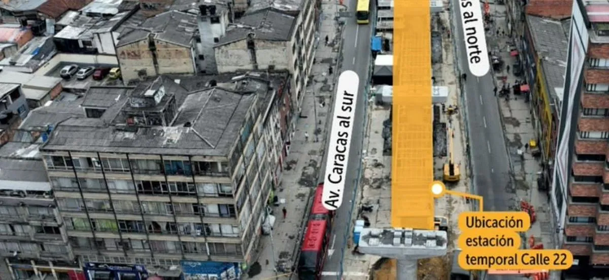Desde este sábado 22 de noviembre estación Calle 22 de TransMilenio cambia su ubicación de manera temporal