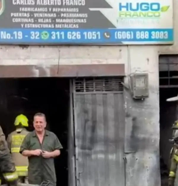 Incendio en taller de soldadura del centro de Manizales 