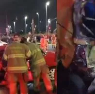 Video del momento exacto en que camioneta atropelló 3 vehículos en Bogotá; reconocida profesora murió. 