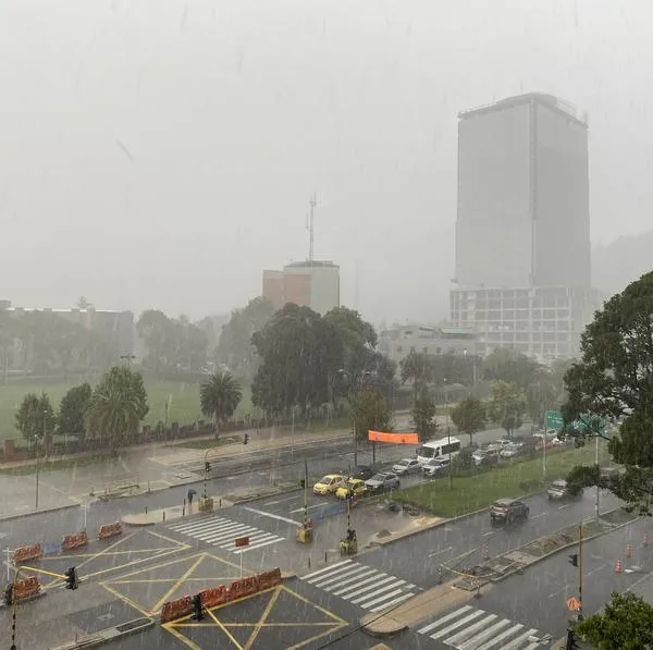 Así han sido las lluvias en Bogotá este viernes 21 de noviembre