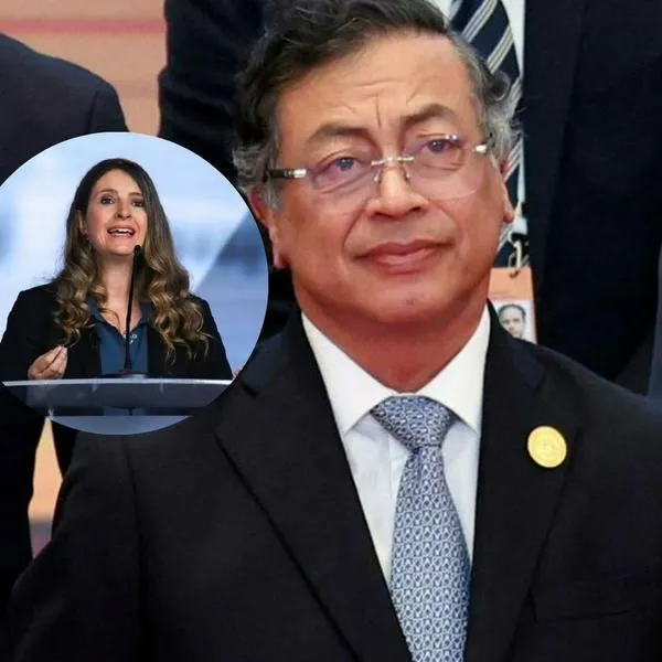 Fotos de Gustavo Petro y Paloma Valencia, en nota de qué dijo Gustavo Petro en rectificación a Paloma Valencia sobre el diccionario