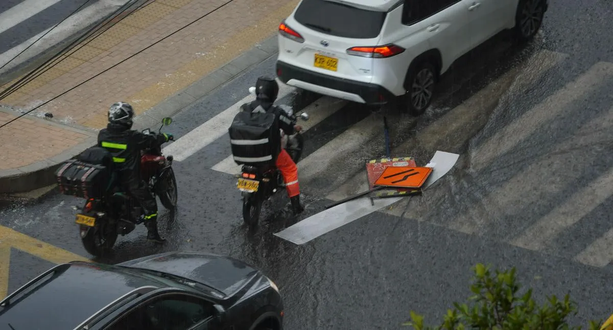 Así se vieron las lluvias durante el viernes 21 de noviembre, en Bogotá