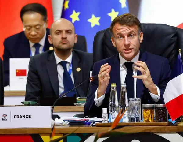 El G20 abre su cumbre en África entre el boicot de Trump y advertencias de declive de Macron