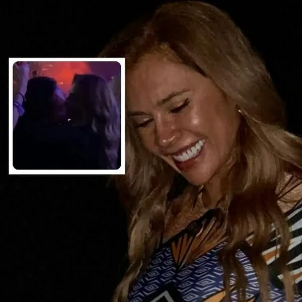 Martha Isabel Bolaños y novio en rumba con beso, en video, según posible romance