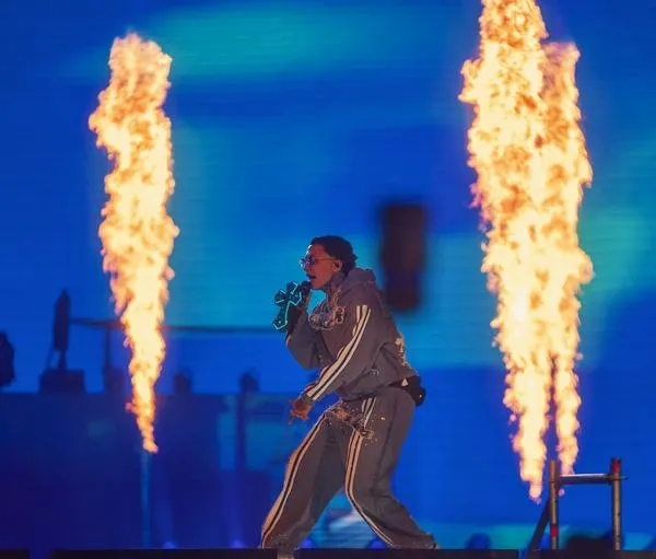 Concierto de Blessd en el Vive Claro: regaló una casa y marcó hito histórico