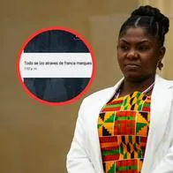 Muestran chats en que mencionan a Francia Márquez por presunta financiación de disidencias al presidente Gustavo Petro. 